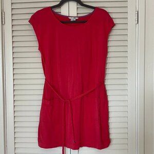 Boden tunic belted small pink